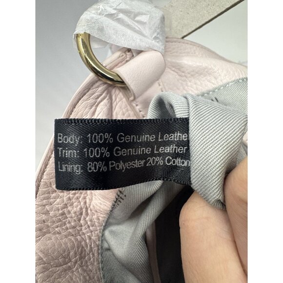 Isaac Mizrahi Live! Bridgehampton Leather Bucket Bag Purse Pink - Picture 9 of 15